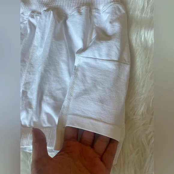 Free People Good Karma Tennis Shorts in White