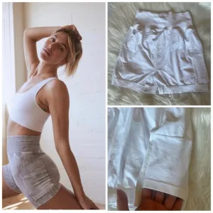Free People Good Karma Tennis Shorts in White