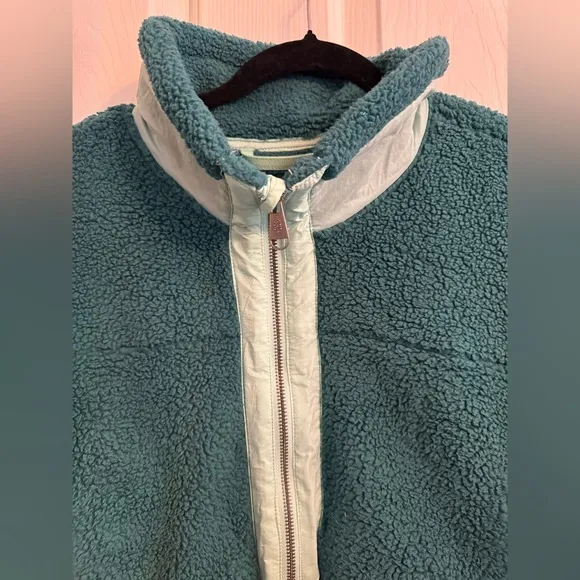 Free People Movement Courtside Fleece Pacific Combo NWT Size M
