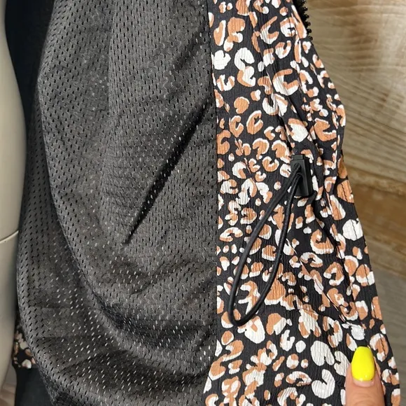 Free People Printed Run Wild Jacket size Small