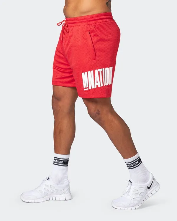 Free Throw Lifestyle Shorts - Poppy