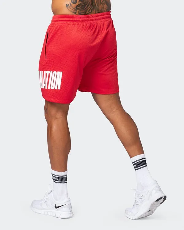 Free Throw Lifestyle Shorts - Poppy