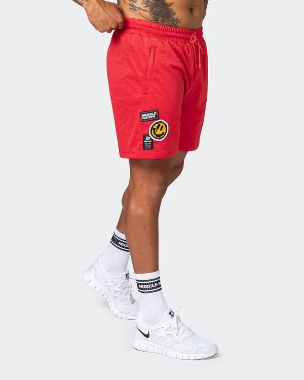 Free Throw Lifestyle Shorts - Poppy