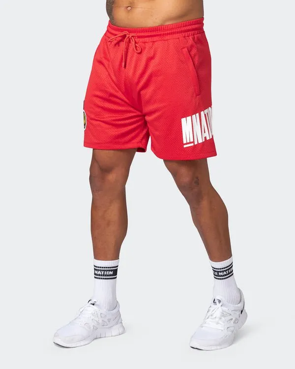 Free Throw Lifestyle Shorts - Poppy