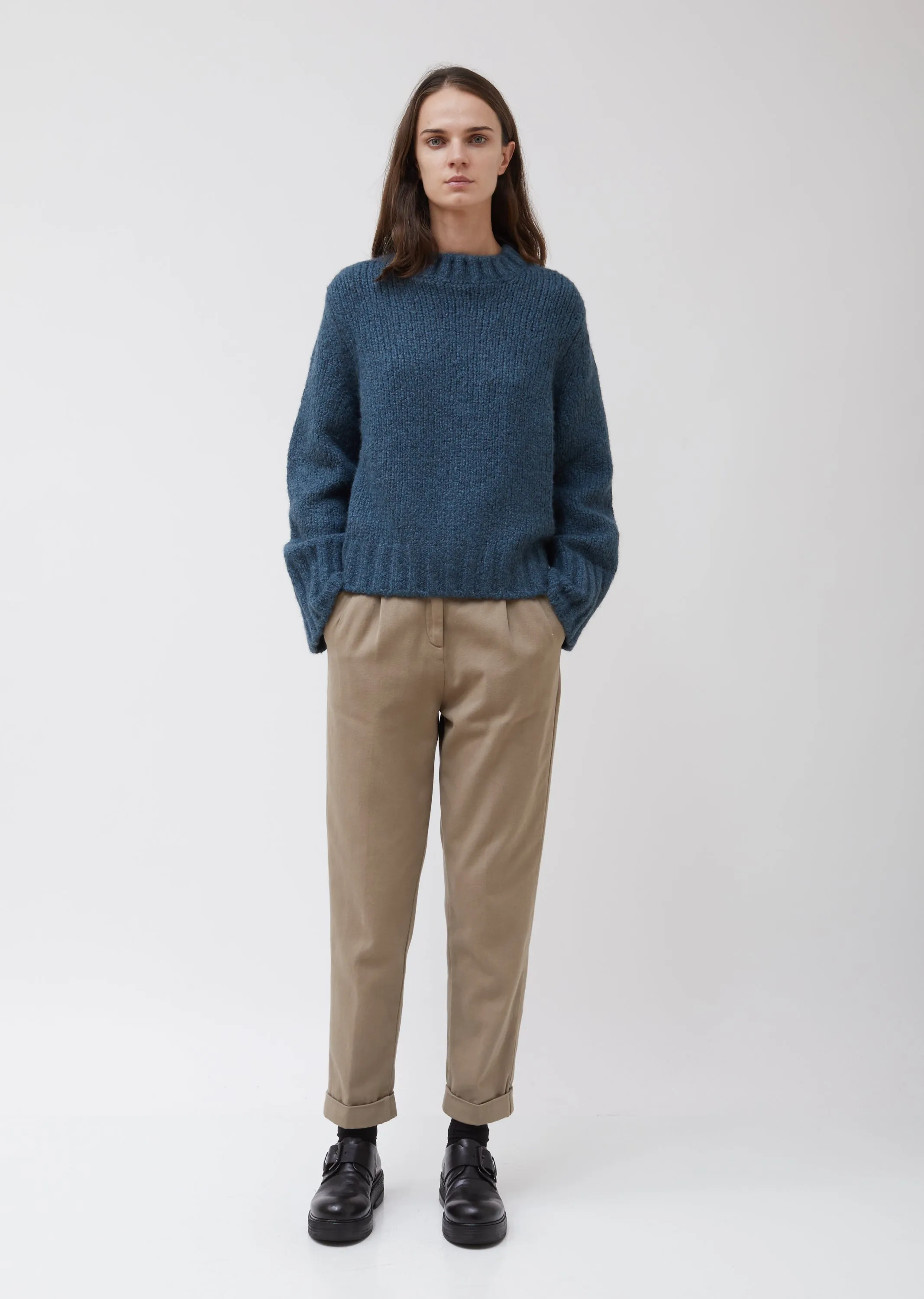 Frida Cashmere Crewneck Sweater