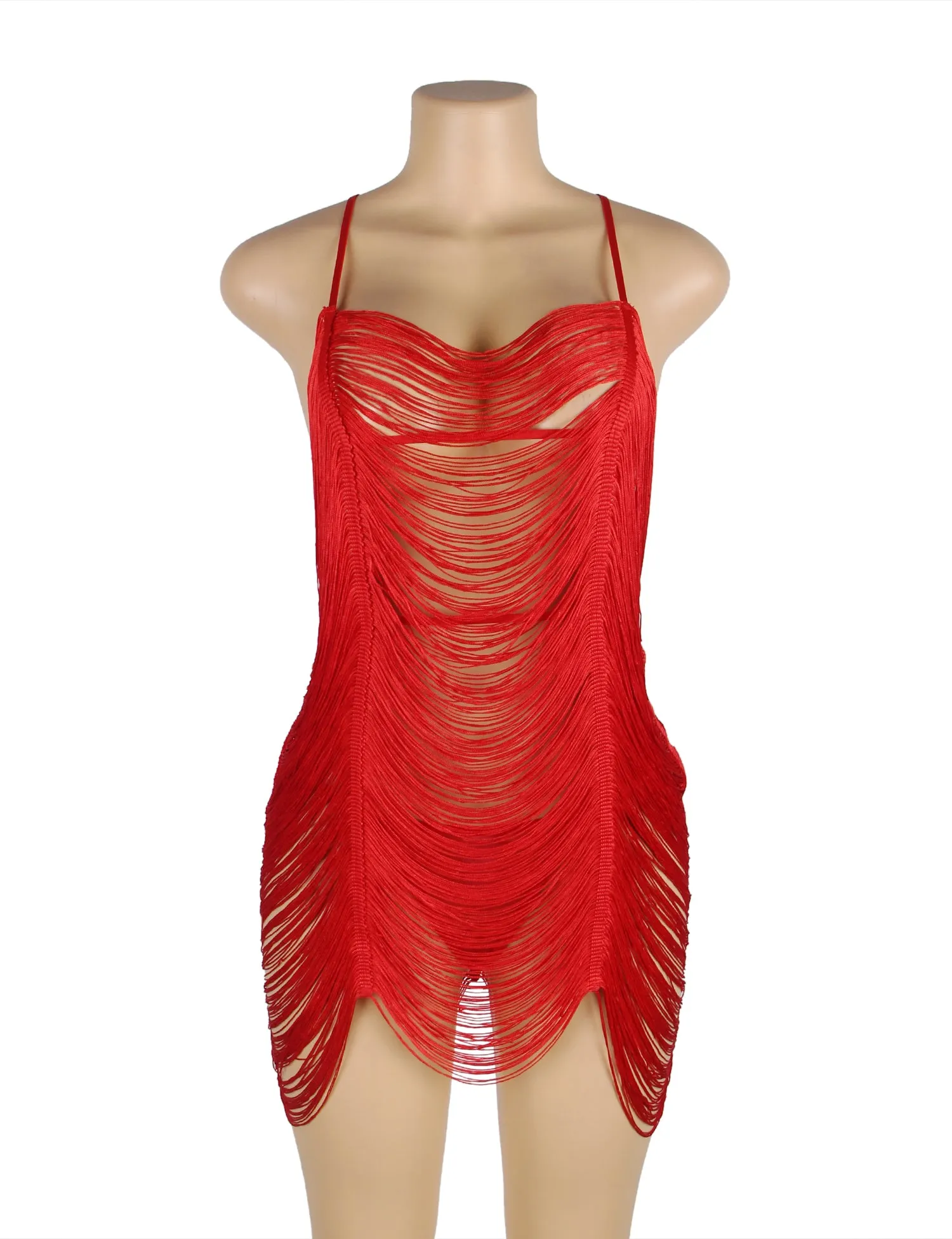 Fringed Beauty Chemise Set Lingerie Egypt