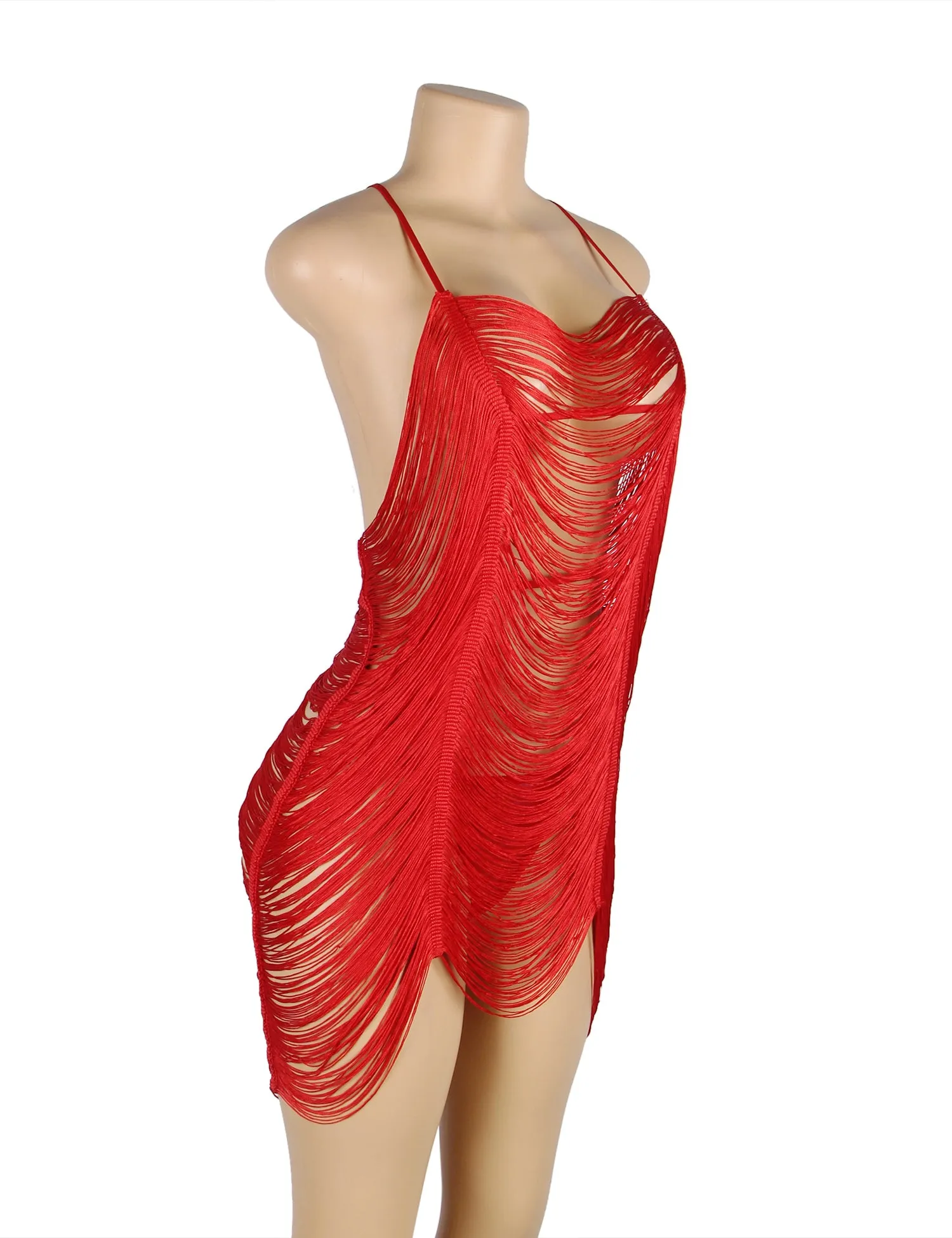 Fringed Beauty Chemise Set Lingerie Egypt