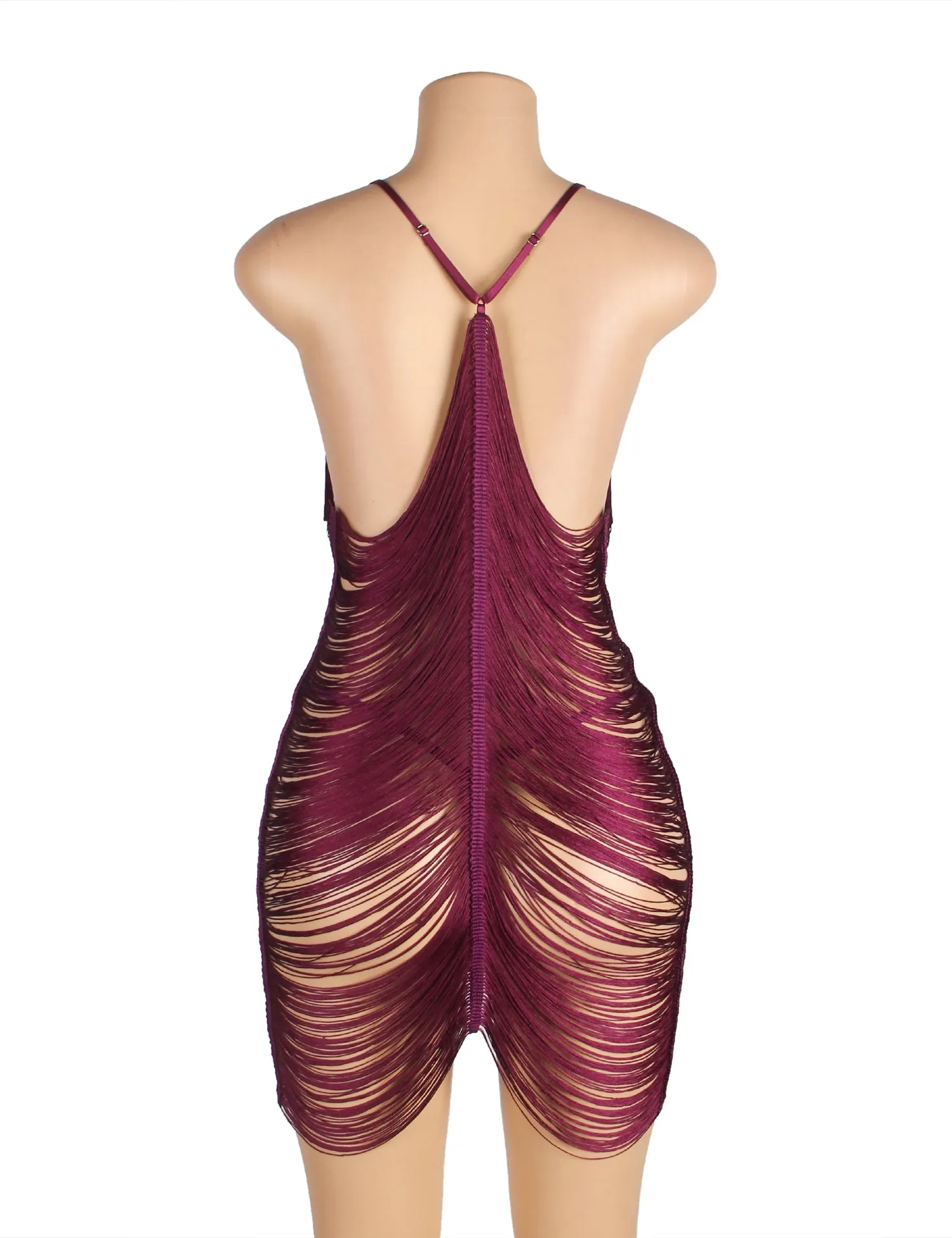 Fringed Beauty Chemise Set Lingerie Egypt
