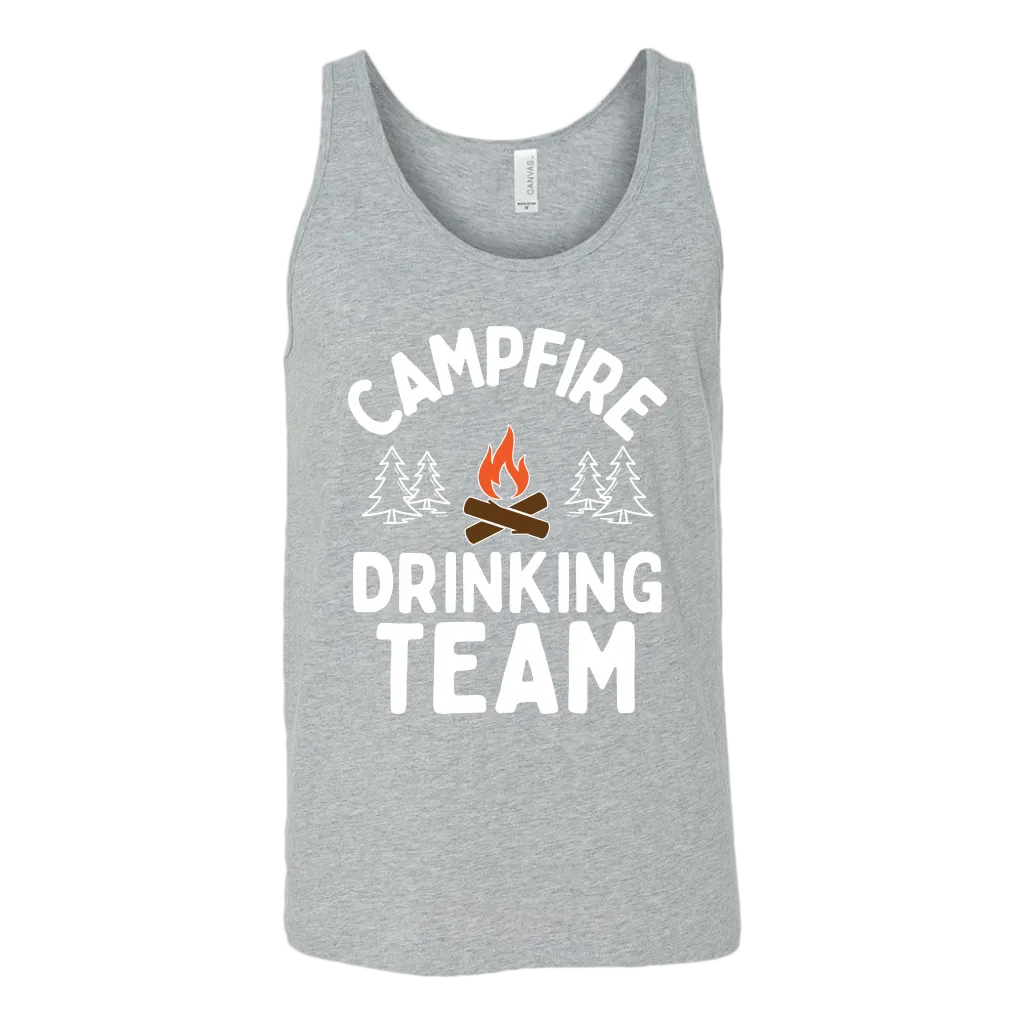 Funny "Campfire Drinking Team" - Tank Tops