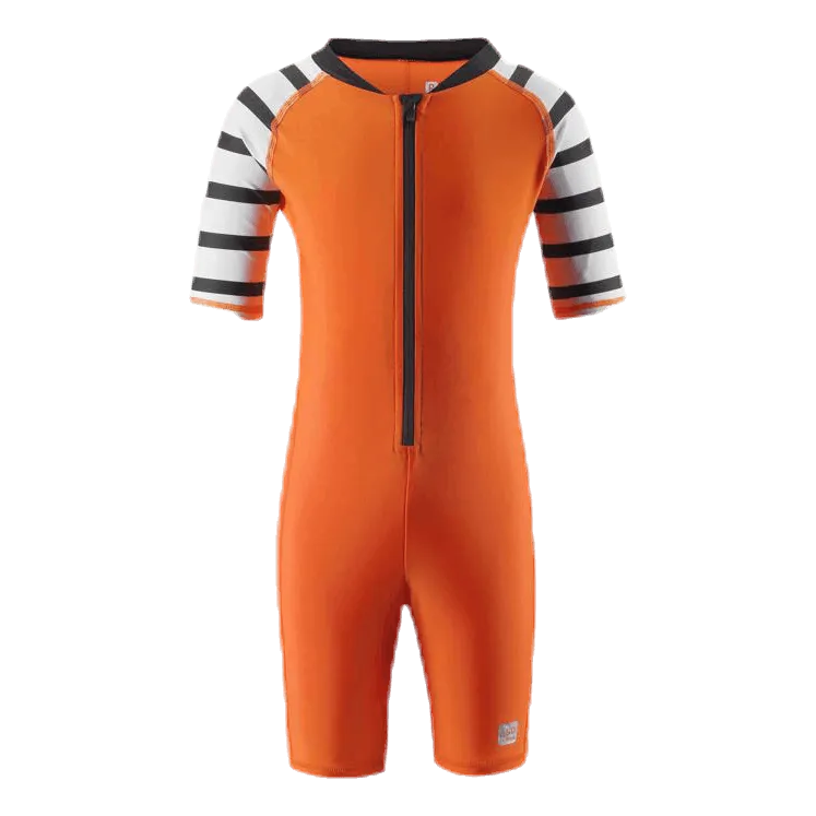 Galapagos Sunproof Recycled Swim Overall Orange