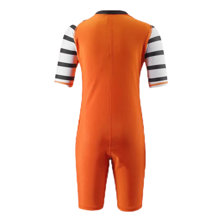 Galapagos Sunproof Recycled Swim Overall Orange