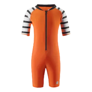 Galapagos Sunproof Recycled Swim Overall Orange