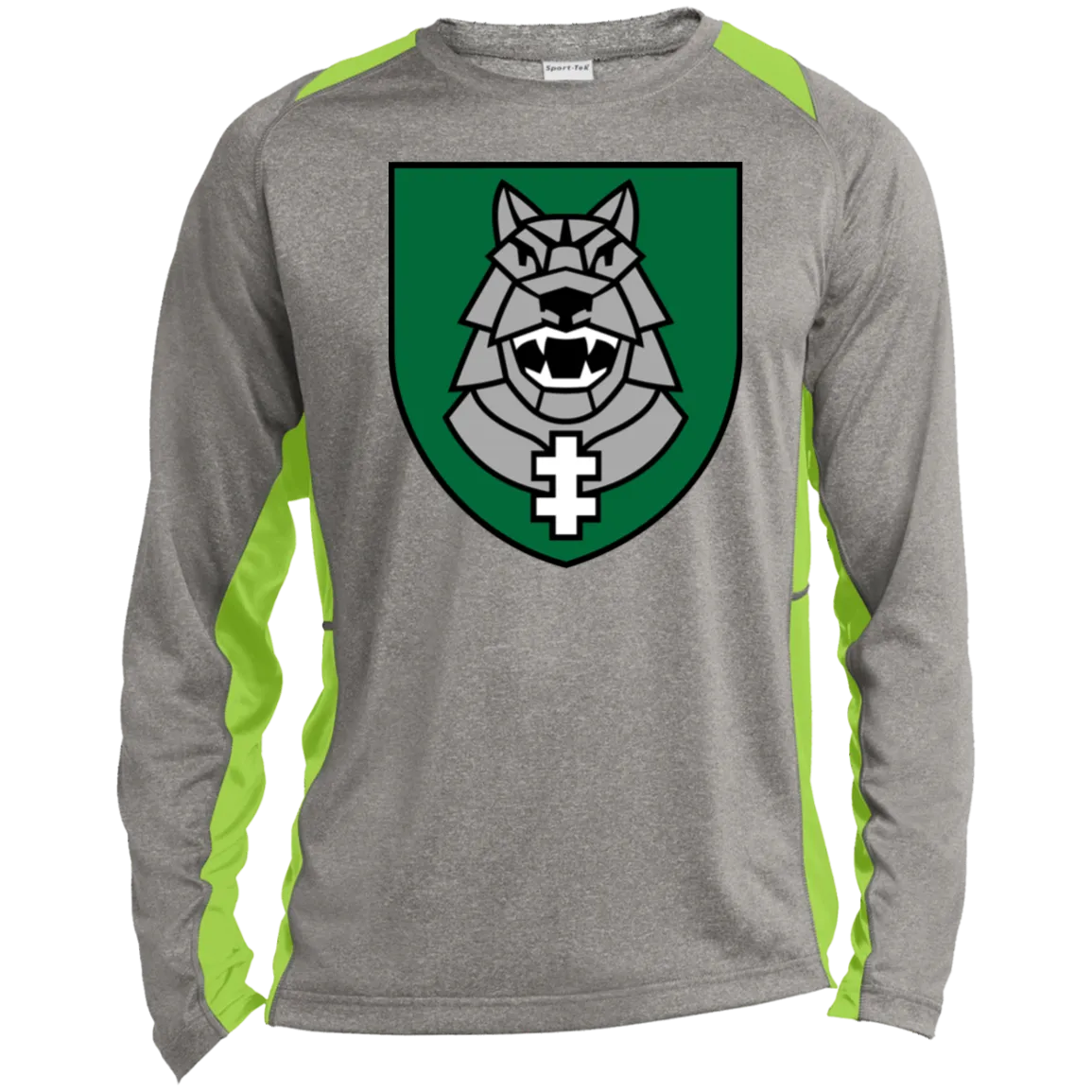 Gelezinis Vilkas - Men's Long Sleeve Colorblock Activewear Performance T