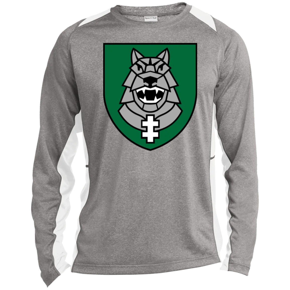 Gelezinis Vilkas - Men's Long Sleeve Colorblock Activewear Performance T