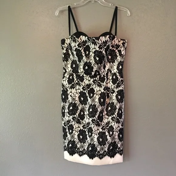 Genevieve Lace Illusion Original Milly of New York Dress.