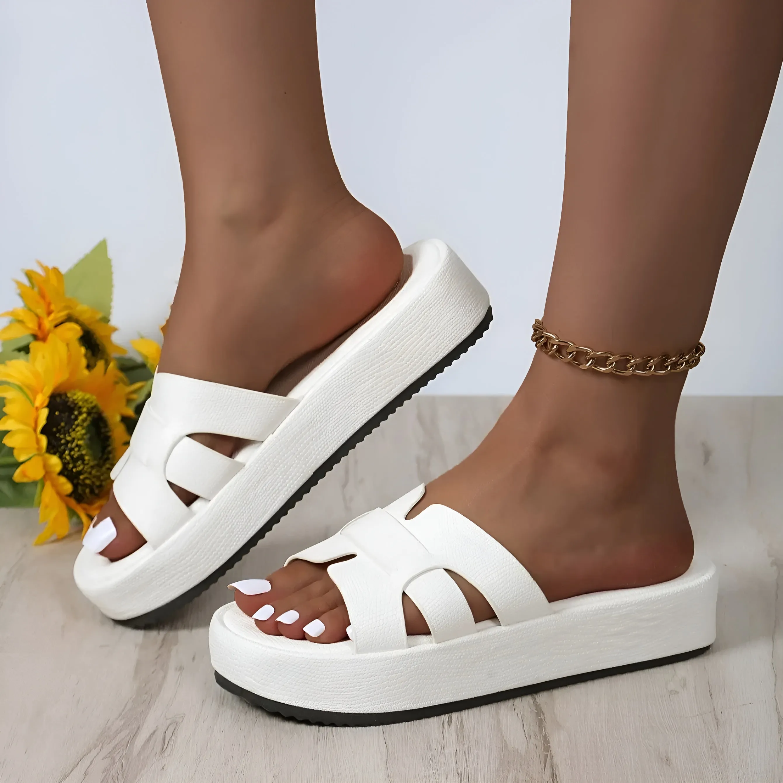 Georgina® | Orthopedic Glitter Flip Flops For Summer