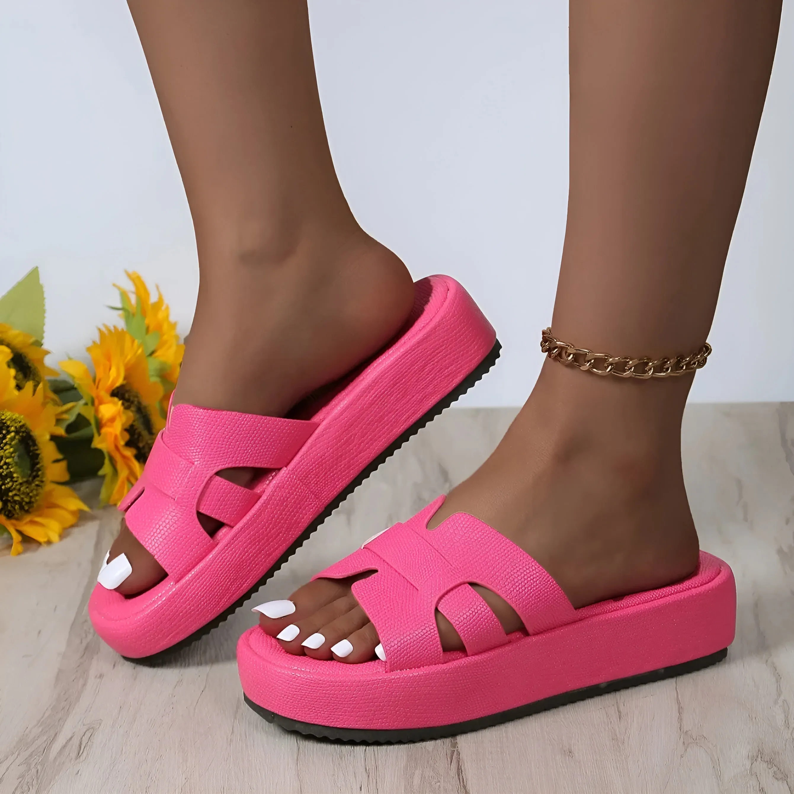 Georgina® | Orthopedic Glitter Flip Flops For Summer
