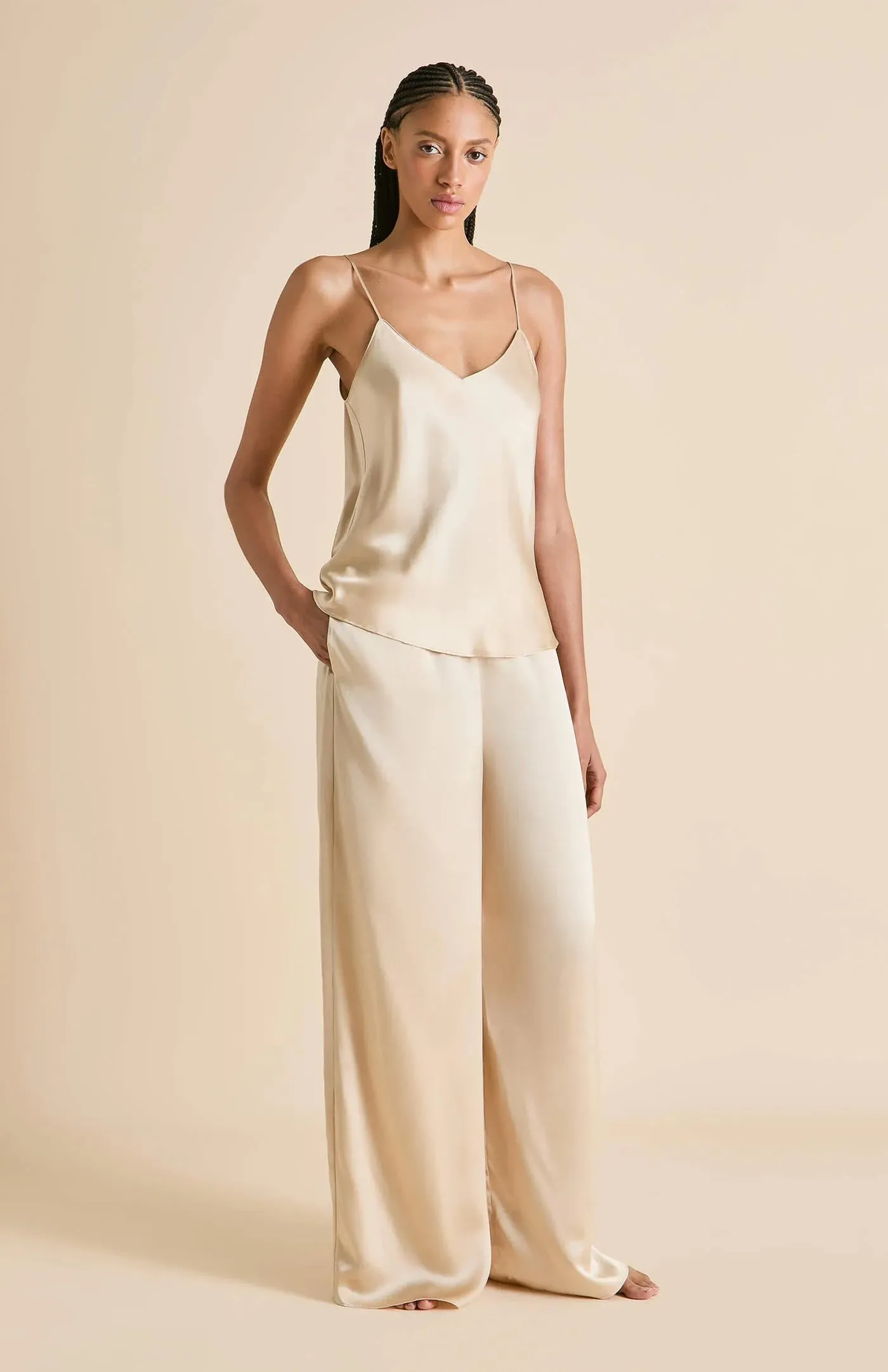 Gilded Gold | Satin Loungewear Set
