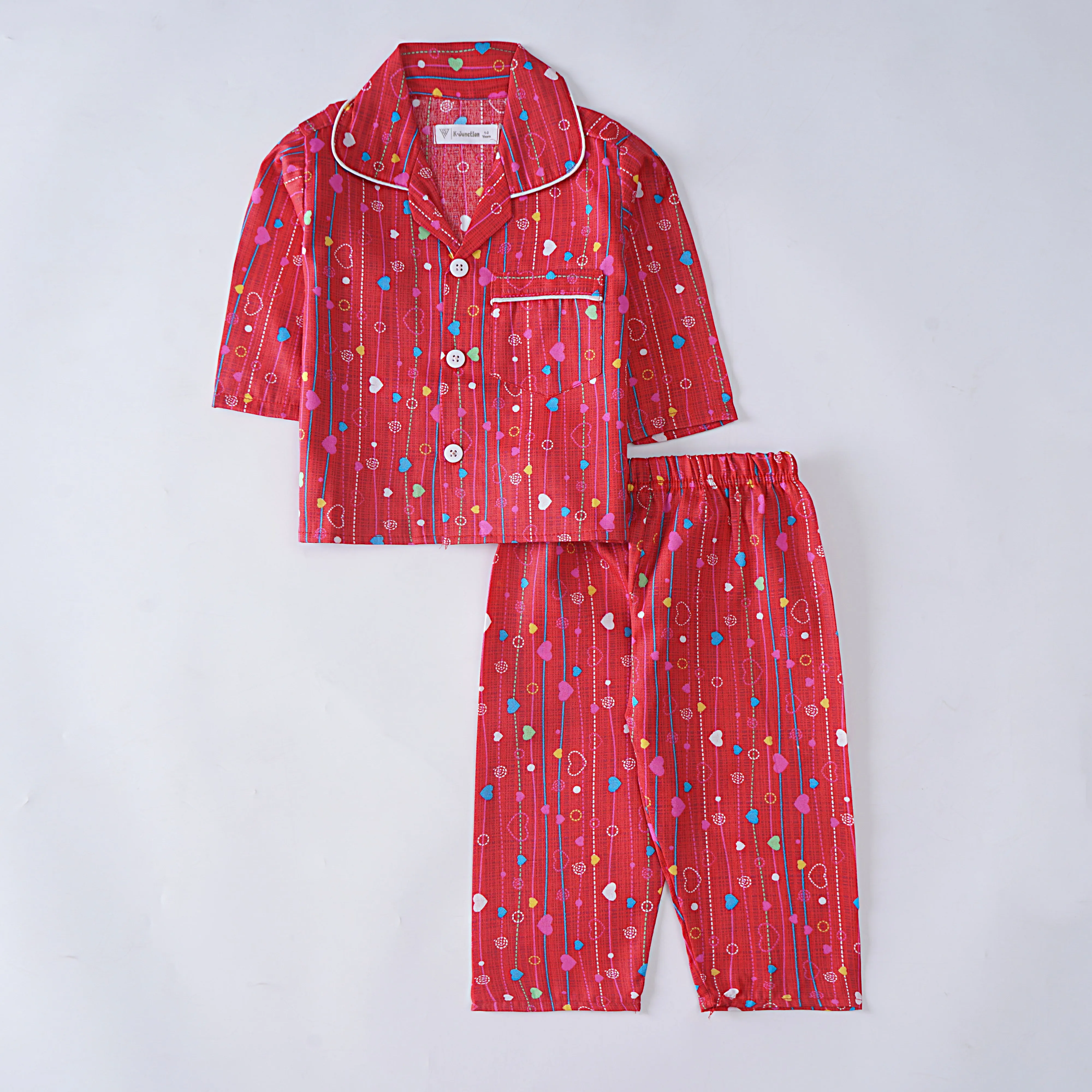 Girls Night Suit Full Sleeves