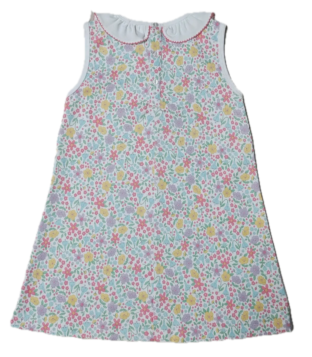 Girl's ruffled collar dress Spring Meadows Collection