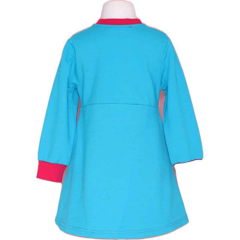 Girls Turquoise Stars Dress