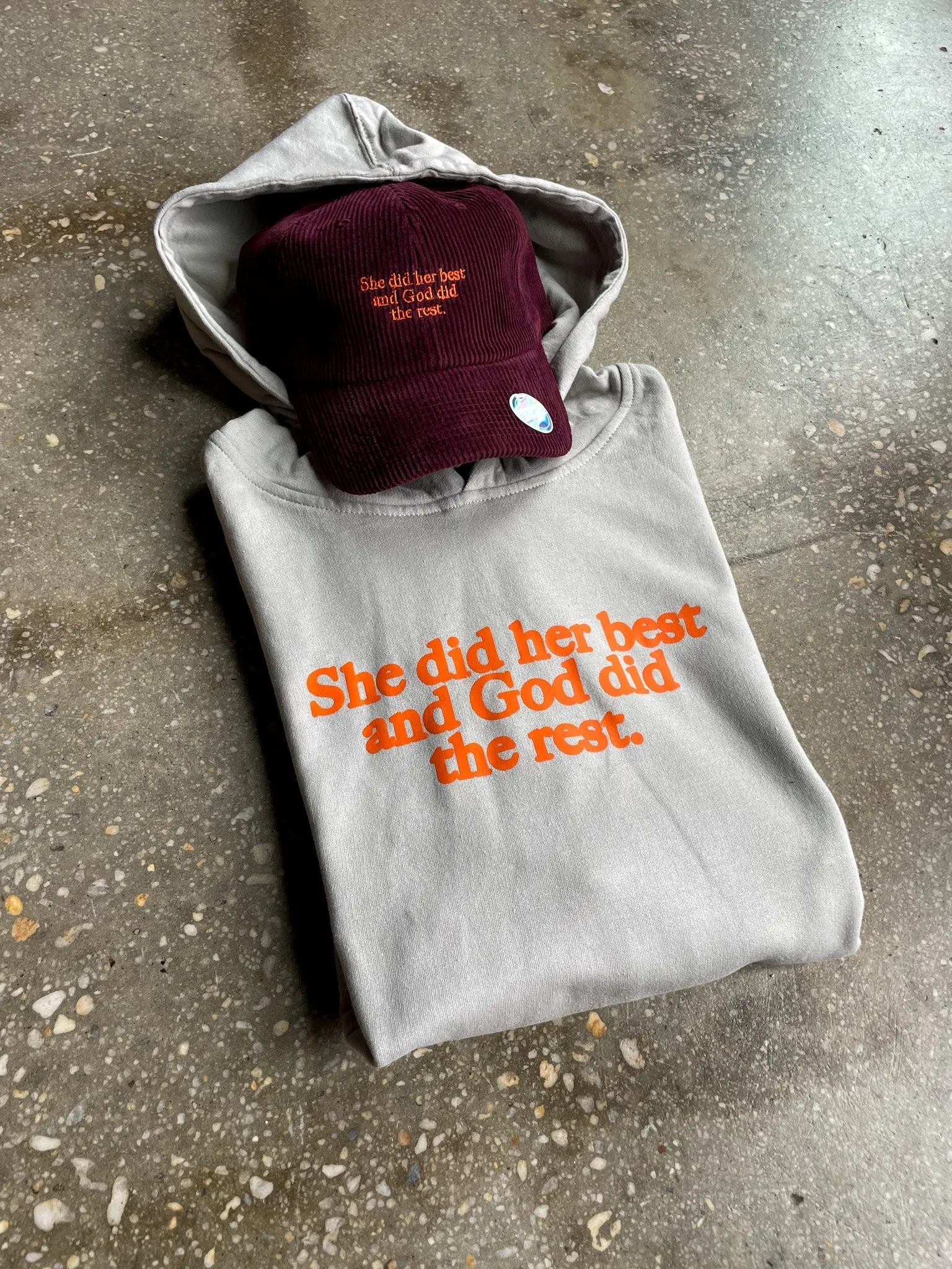 God Did the Rest Adult Box Hoodie