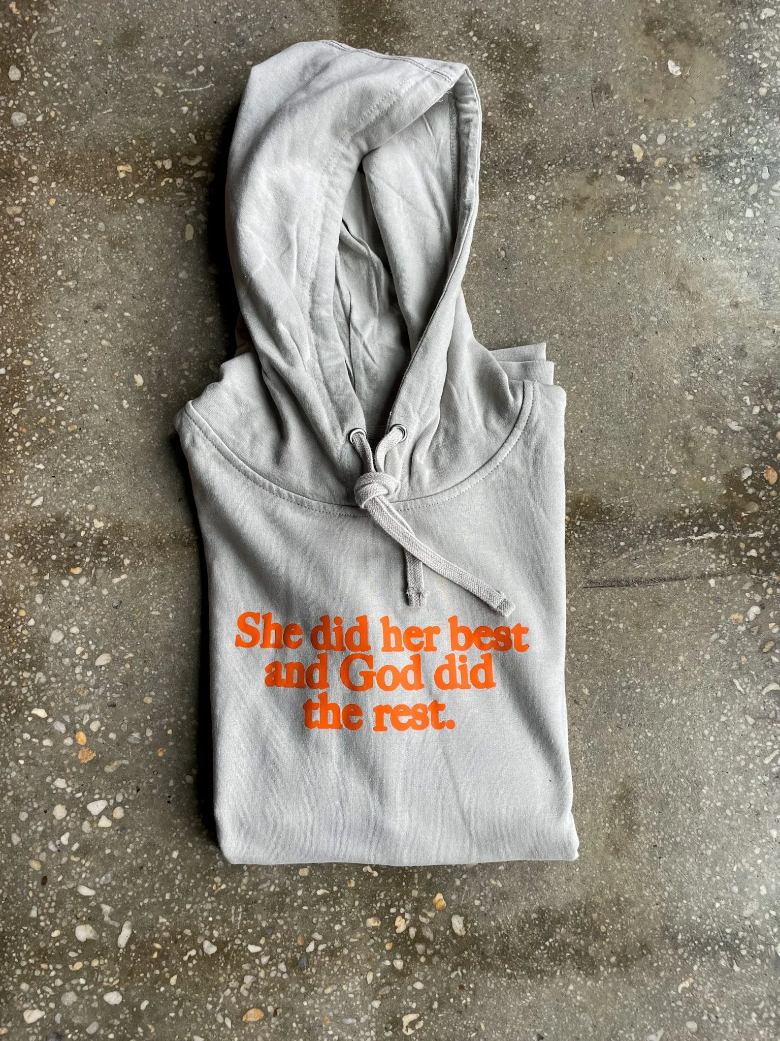 God Did the Rest Adult Box Hoodie