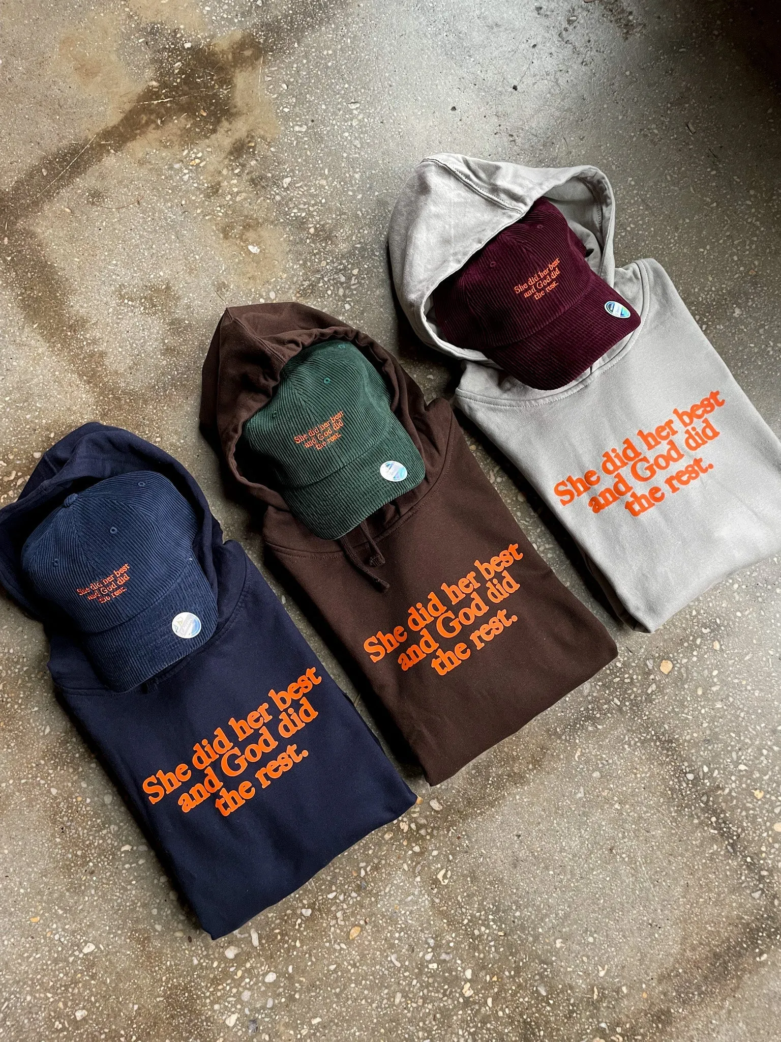 God Did the Rest Adult Box Hoodie