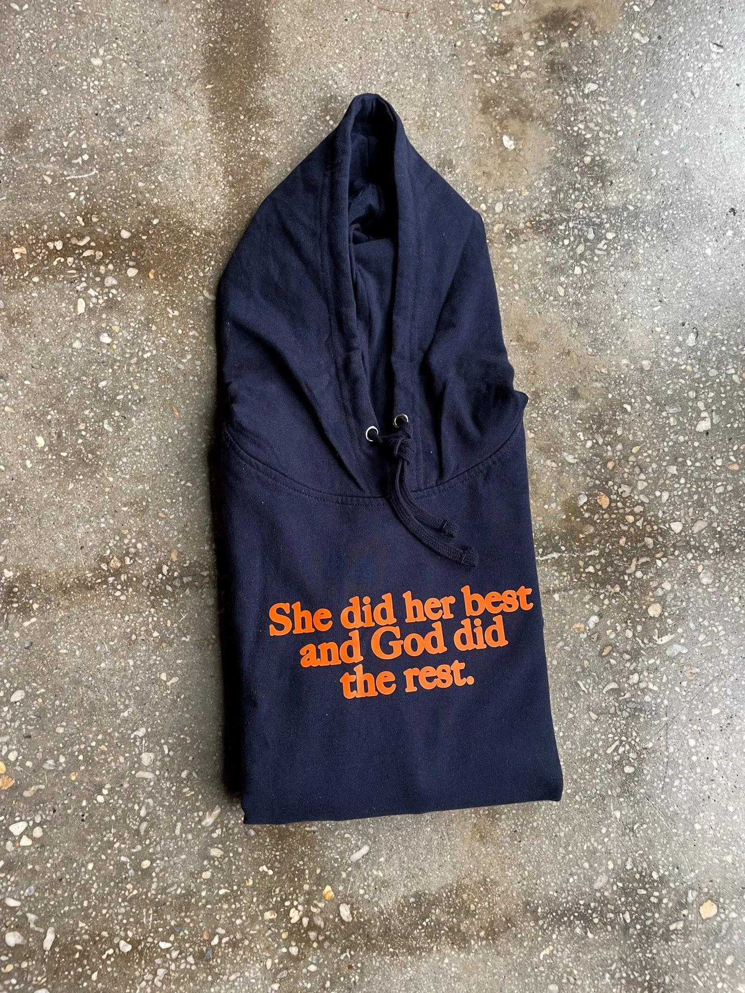 God Did the Rest Adult Box Hoodie