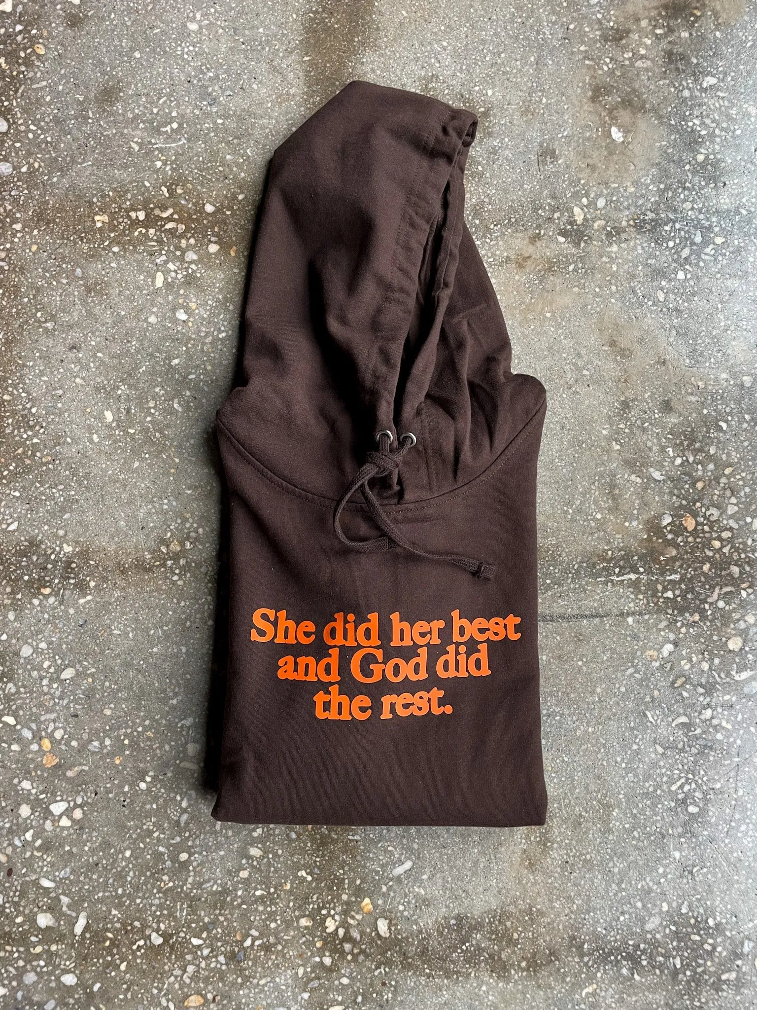 God Did the Rest Adult Box Hoodie
