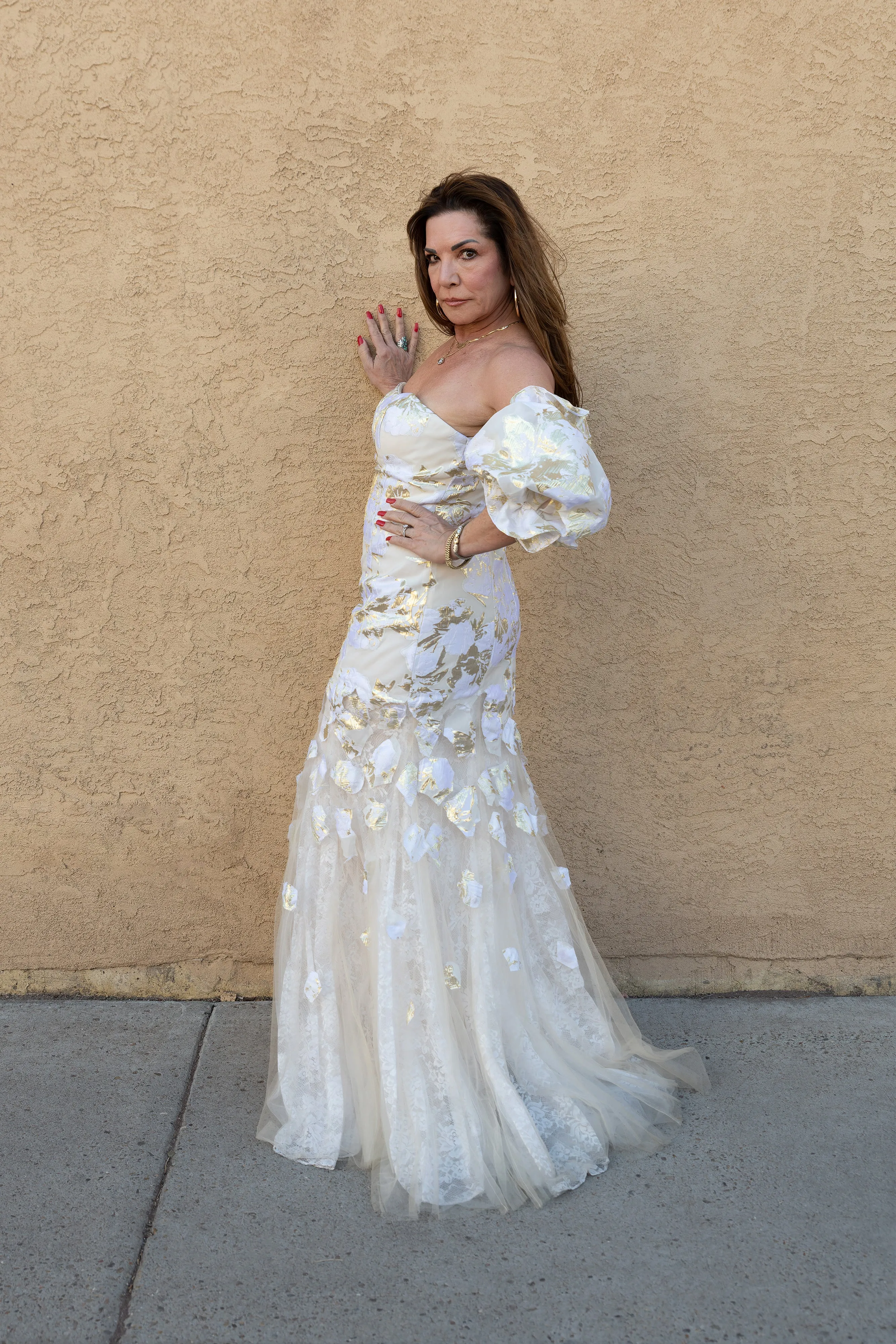 Gold Foil Gown