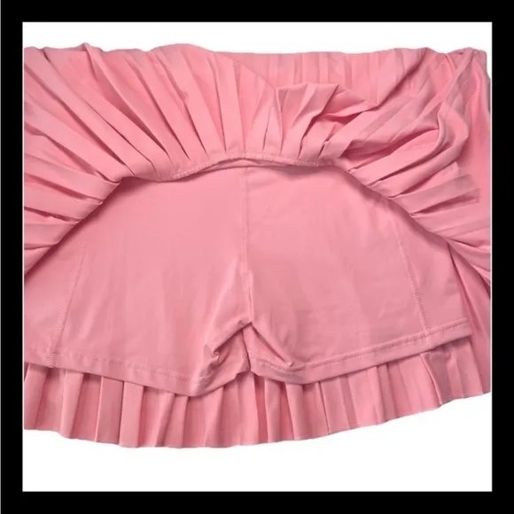 Goldhinge ALMOND BLOSSOM PLEATED TENNIS SKIRT Size Large