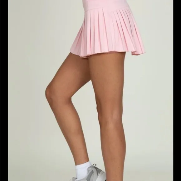 Goldhinge ALMOND BLOSSOM PLEATED TENNIS SKIRT Size Large