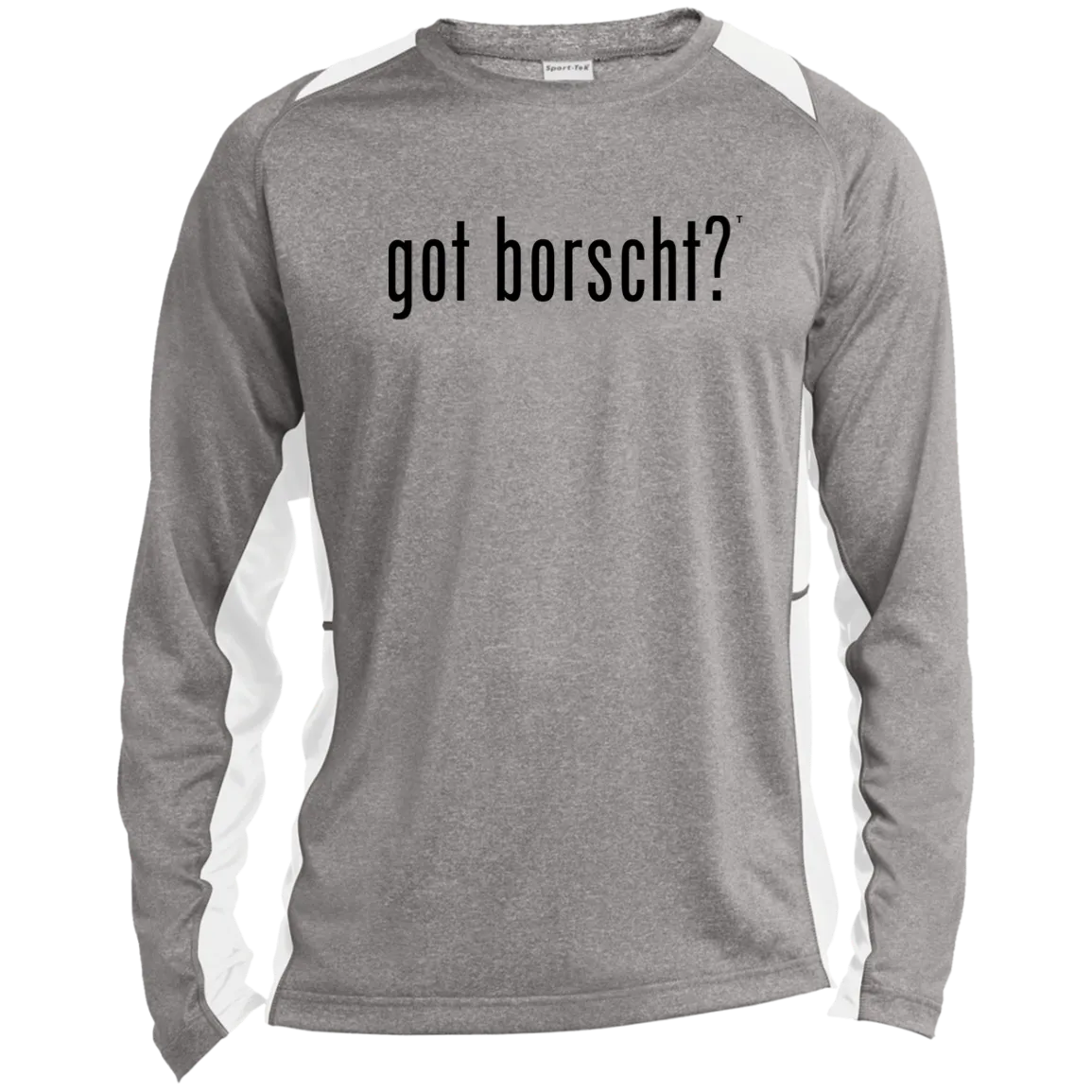 got borscht? - Men's Long Sleeve Colorblock Activewear Performance T