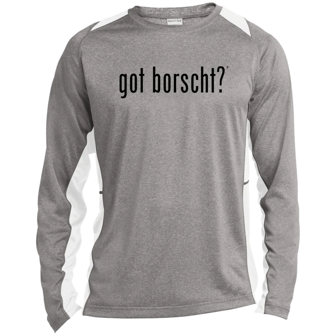 got borscht? - Men's Long Sleeve Colorblock Activewear Performance T