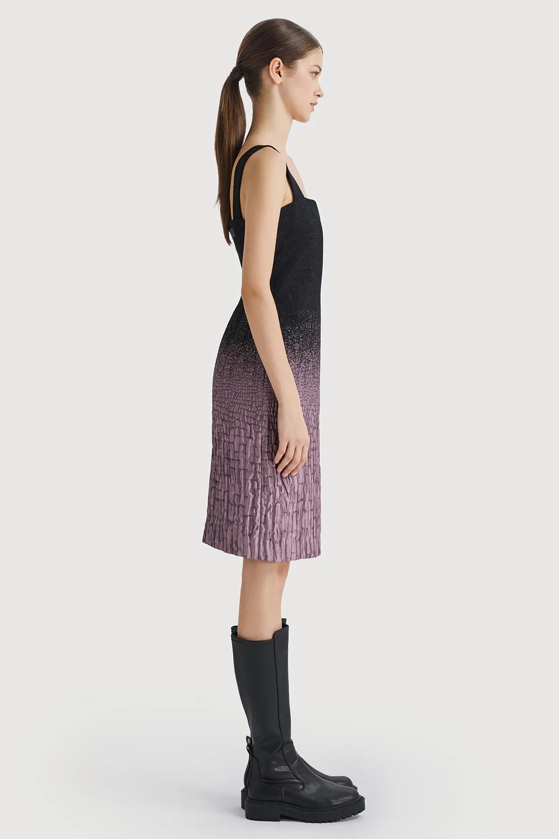 Gradient Color Bodycon Dress