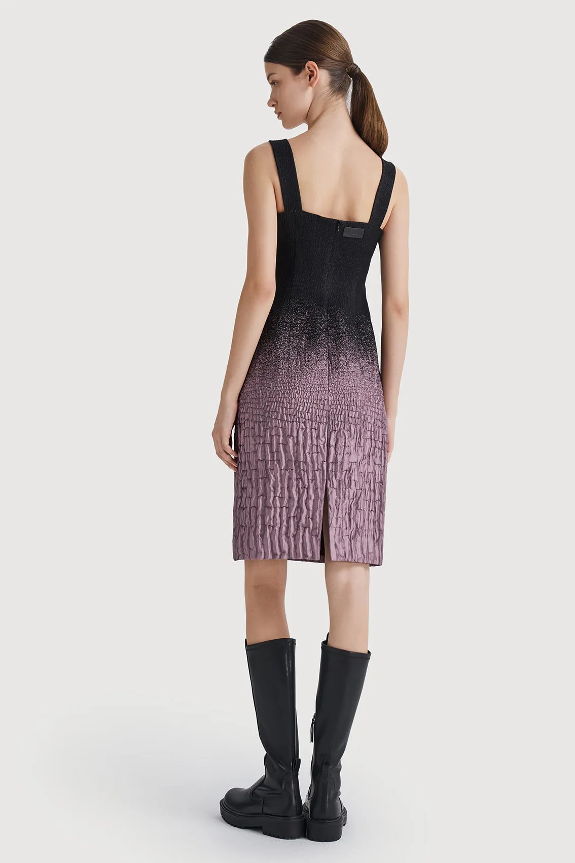 Gradient Color Bodycon Dress