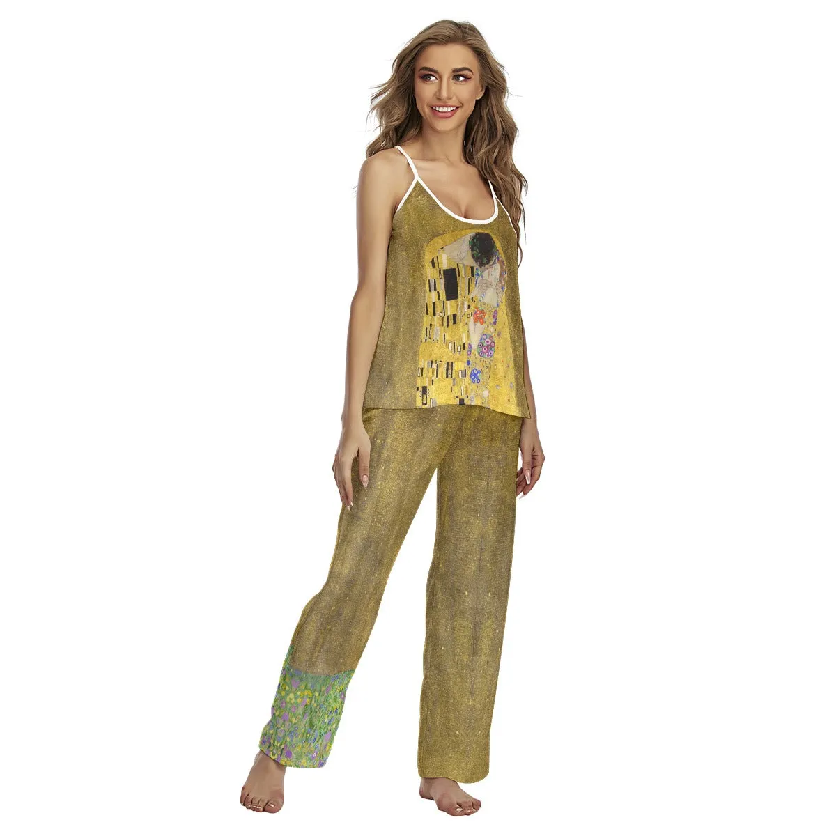 Gustav Klimt The Kiss Cami Pajamas Set
