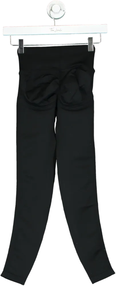 Gymshark Black Lift Contour Seamless Leggings UK XS