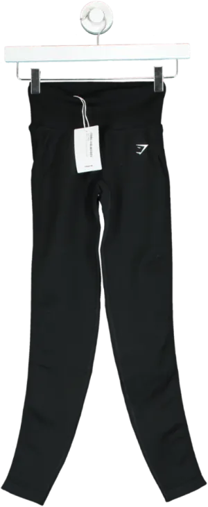 Gymshark Black Lift Contour Seamless Leggings UK XS