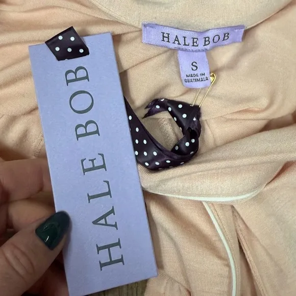 Hale Bob Blush Pink 2pc Pajama Pants Set, Size Small, NWT