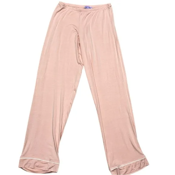 Hale Bob Blush Pink 2pc Pajama Pants Set, Size Small, NWT