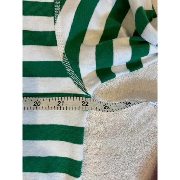HANNA ANDERSSON Men’s Unisex Striped Long John Pajamas Christmas 2 Pc- XL