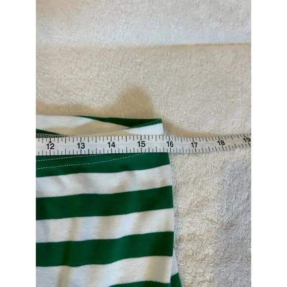 HANNA ANDERSSON Men’s Unisex Striped Long John Pajamas Christmas 2 Pc- XL