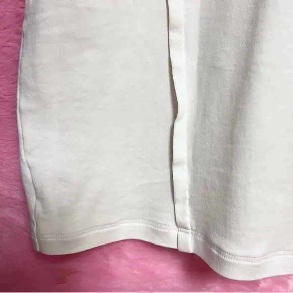Hanro Pure Essence Nightgown Womens SZ Large Sleeveless Off White Quiet Luxury