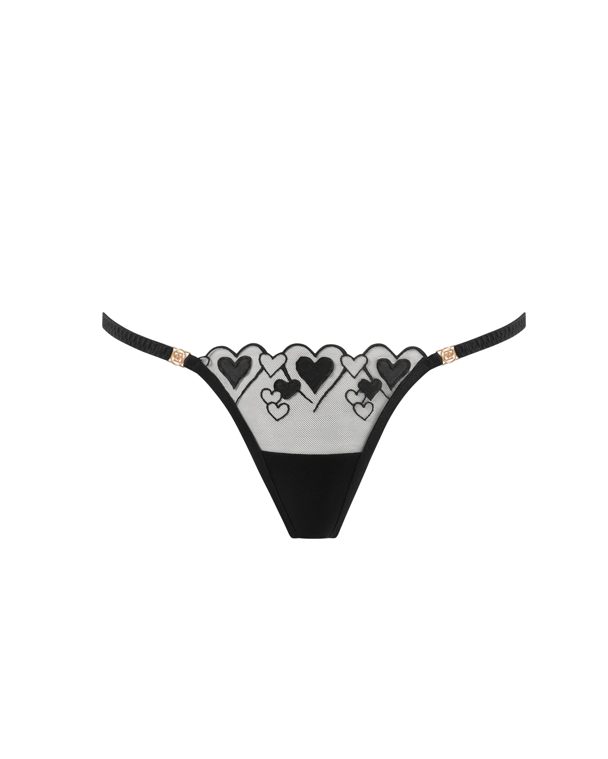 Harlow Thong Hot Coral/Sheer