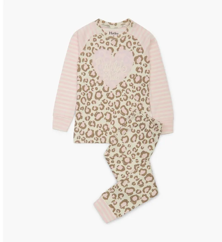 Hatley Painted Leopard Organic Cotton Pyjamas