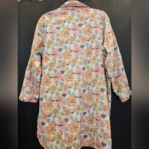 Hawaiian, Button-Up, sleep, Shirt, cozy, cotton,sleepwear, casual, night, travel