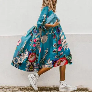 Hebe® | Elegant And Festive Printed Dress