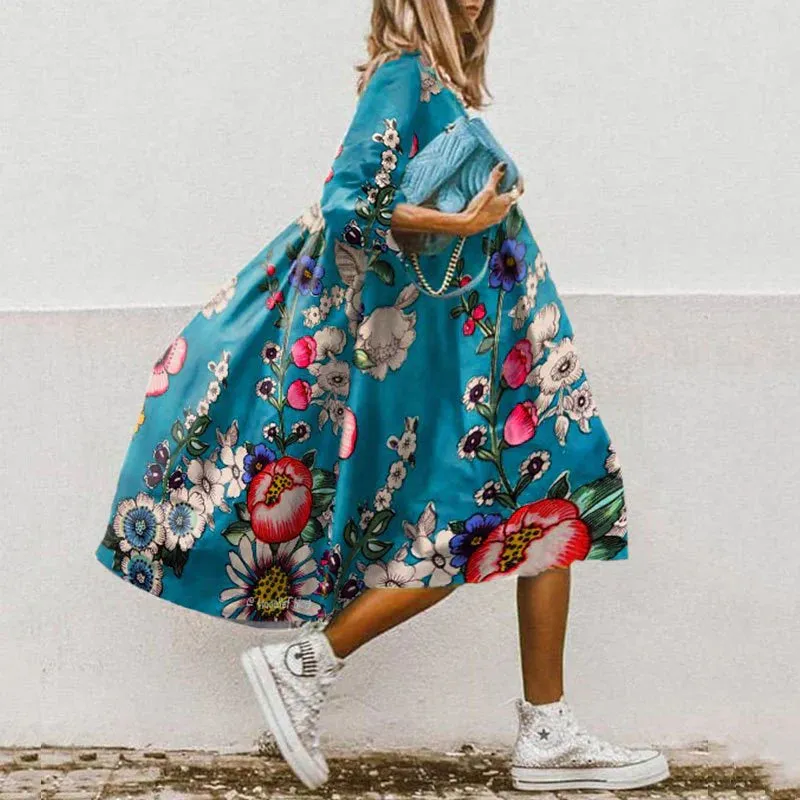 Hebe® | Elegant And Festive Printed Dress